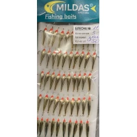 Блесна Mildas средняя №11 золото на 3 крючка  (50 шт.)