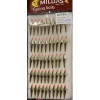 Блесна Mildas большая № 9 золото на 3 крючка  (50 шт.)