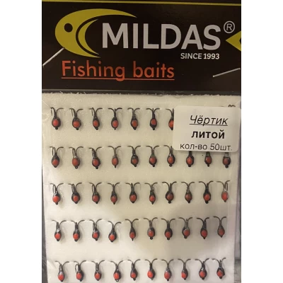 Чертик литой Mildas крашеный (50шт.) Чертик литой Mildas крашеный (50шт.)