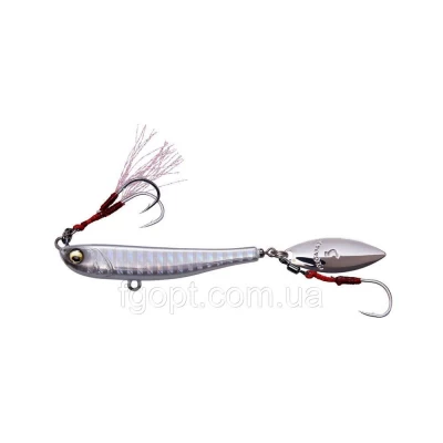 Тейл-спінер Megabass Makippa 20г UV Silver