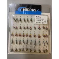 Мормышка Mildas паяная Набор-2 (50шт.)