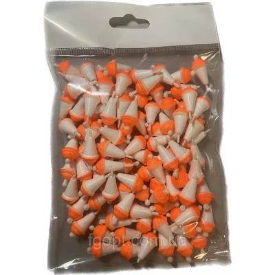 Поплавок зимний Юла бело-красная (100шт.) Поплавок зимний Юла бело-красная (100шт.)