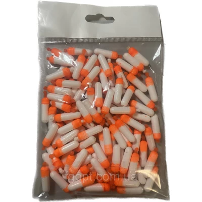 Поплавок зимний Столбик бело-красный (100шт.) Поплавок зимний Столбик бело-красный (100шт.)