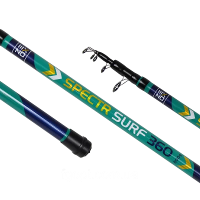 Удилище телескопическое ZEOX Spectr Surf 3.90м 200г