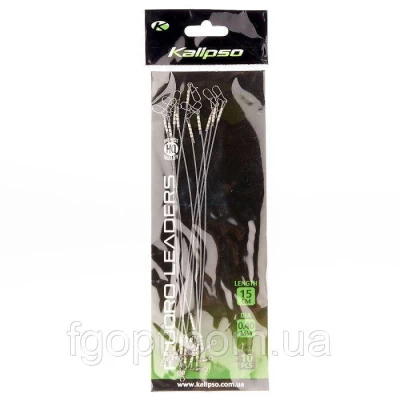 Повідець Kalipso флюорокарбон -20cm 14kg  (10шт)