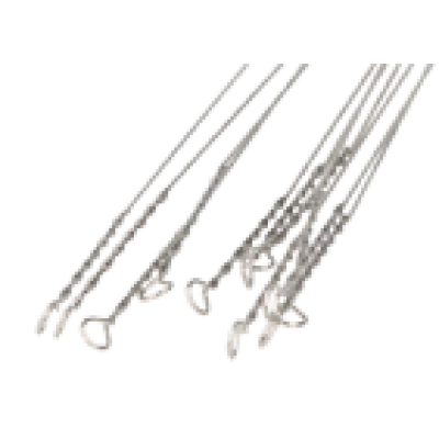 Поводок Kalipso струна 17см 0.30мм (60шт)