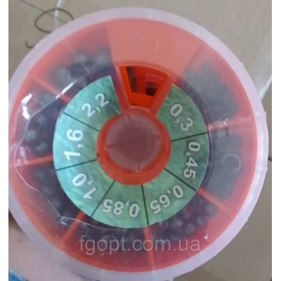 Набор грузиков большой 60г 0,3-2.2г