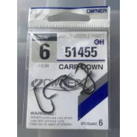 Крючок Owner 51455 Carp Down #6 (qty. 6)