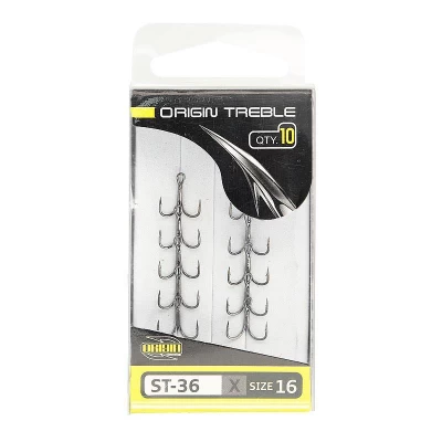 Крючок Origin Treble ST-36BC №16 (10шт)