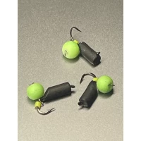 Мормышка Столбик со спилом ⌀3 с подвесным шариком