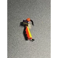 Мормышка Столбик со спилом ⌀3 RedYellow 2x хамелеон