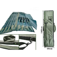 Чехол 140см для 4 удилищ с катушками