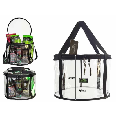 Прозрачная сумка-ведро для прикормки 12л