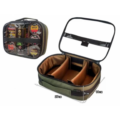 Сумка с прозрачным верхом на 3 отделения