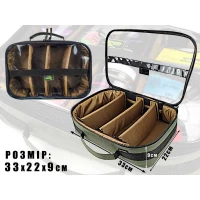 Сумка с прозрачным верхом на 4 отделения