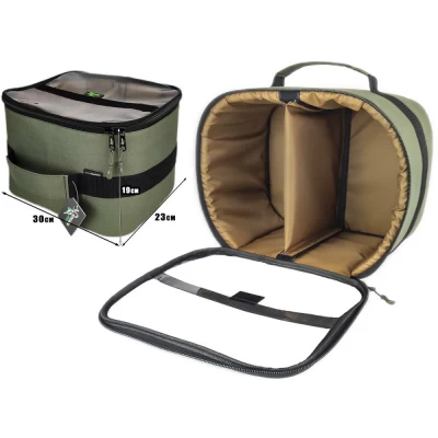 Большая сумка с прозрачным верхом на 2 отделения 11л