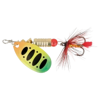 Блесна ZEOX Reactive №3 6г 015 Fluo TigerBlack Dot NEW 2025