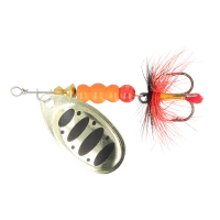 Блесна ZEOX Reactive №4 9г 009 GoldBlack Dot NEW 2025