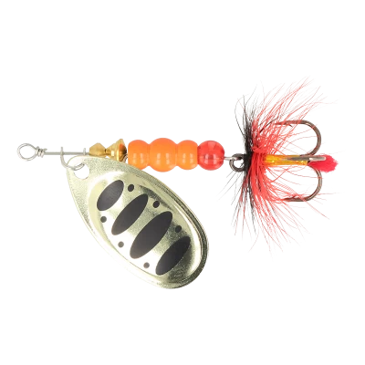 Блесна ZEOX Reactive №4 9г 009 GoldBlack Dot NEW 2025