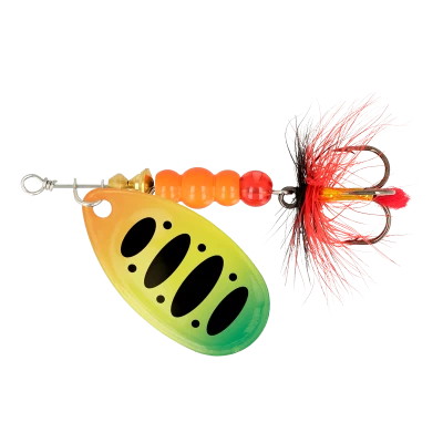 Блесна ZEOX Reactive №4 9г 015 Fluo TigerBlack Dot NEW 2025