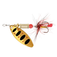 Блесна ZEOX Reactive Long №2 6г 009 GoldBlack Dot NEW 2025