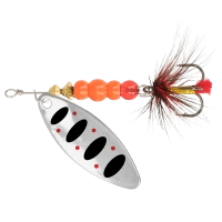 Блесна ZEOX Reactive Long №4 13г 008 SilverBlack Dot NEW 2025