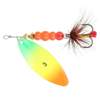 Блесна ZEOX Reactive Long №3 10г 014 Fluo Tiger NEW 2025