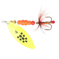 Блесна ZEOX Reactive Long №4 13г 012 FluoBlack Dot NEW 2025