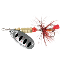 Блесна ZEOX Dominator №3 6г 008 SilverBlack Dot NEW 2025