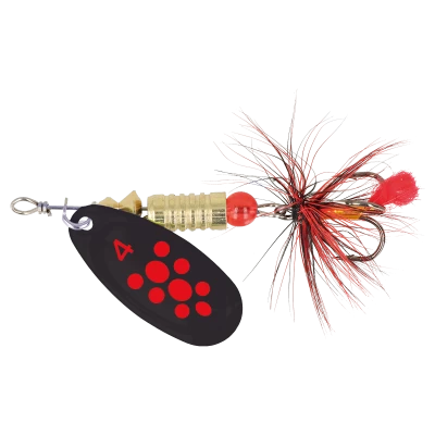 Блесна ZEOX Dominator №3 6г 010 BlackRed Dot NEW 2025