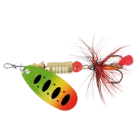 Блесна ZEOX Dominator №3 6г 015 Fluo TigerBlack Dot NEW 2025