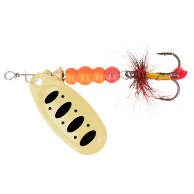 Блесна ZEOX Dominator №4 9г 009 GoldBlack Dot NEW 2025