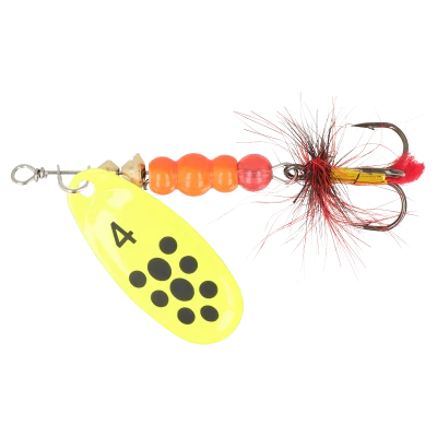 Блесна ZEOX Dominator №4 9г 012 FluoBlack Dot NEW 2025