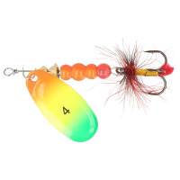 Блесна ZEOX Dominator №4 9г 014 Fluo Tiger NEW 2025