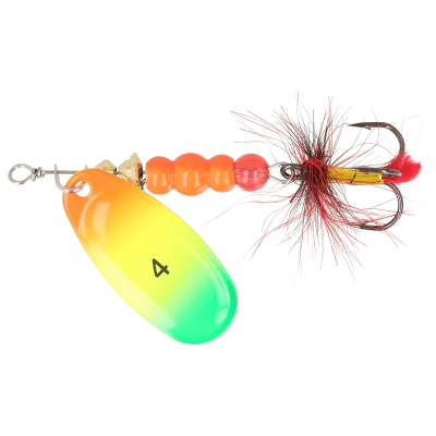 Блесна ZEOX Dominator №4 9г 014 Fluo Tiger NEW 2025