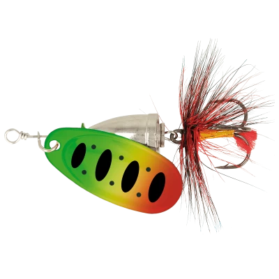 Блесна ZEOX Furor №4 11г 015 Fluo TigerBlack Dot NEW 2025