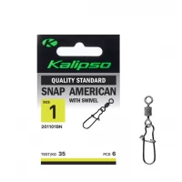 Застежка Kalipso Snap American with swivel-201101BN №1 (6)