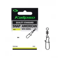 Застежка Kalipso Snap American with swivel-201110BN №10 (12)