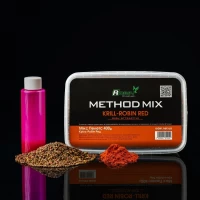 Прикормка METHOD-MIX ROBIN HIGH ATTRACTIVE Krill-Robin Red 400 g.