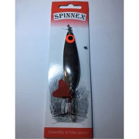 Блесна Spinnex Krocodile 16g silver red eye