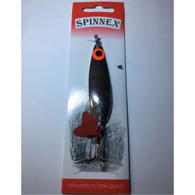 Блесна Spinnex Krocodile 16g silver red eye