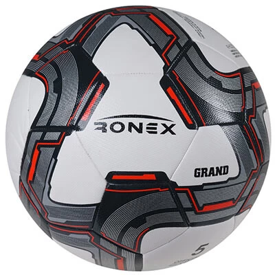Мяч футбольный Ronex Grand, серый RHG-202309