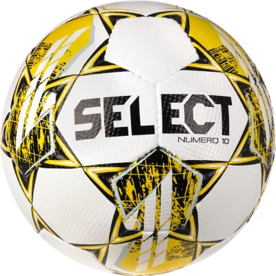 Мяч футбольный  Select NUMERO 10 v23 бело-жёлтый №4 (Оригинал) 057405-345