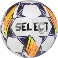 Мяч футбол Select Brillant Replica v24 №5 белый-фиолетовый 099488-096 (Оригинал)