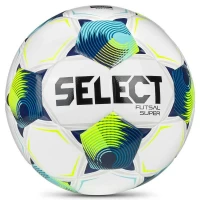 Мяч для футзала Select Futsal Super FIFA v26, бело-синий, размер 4, 361347-129