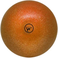 Мяч для художественной гимнастики Go Do 15 см оранжевый с блестками GD-12-15-OR