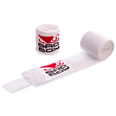 Бинт боксерский BB хлопок с эластаном 3м MA-5464-3 Белый
