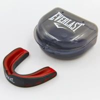Капа боксерская EVERSHIELD SINGLE MOUTH GUARD Чёрно-красный Уни (Оригинал) 1400003