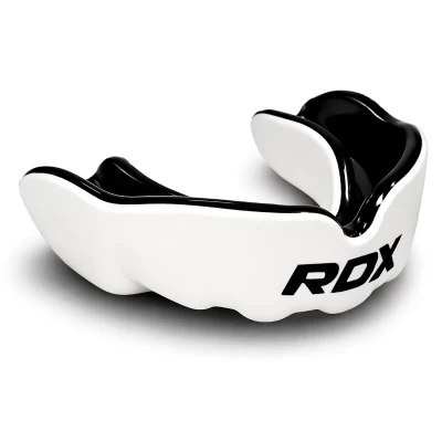Капа RDX MOUTH GUARD JUNIOR Бело-Чёрный GGS-3GWJ (Оригинал)