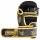 Перчатки Крабы спаринговые для MMA FISTRAGE черный-золотой VL-5521